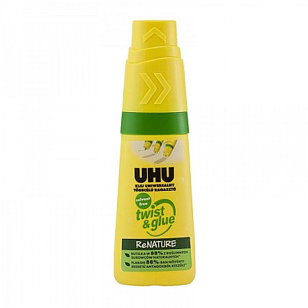 Lipici/ Adezivi/ Pistoale silicon - UHU LIPICI UNIVERSAL TWIST&GLUE RENATURE 43660/771003