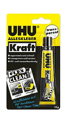 Lipici/ Adezivi/ Pistoale silicon - UHU ADEZIV KRAFT FLEX + CLEAN 18G 771033