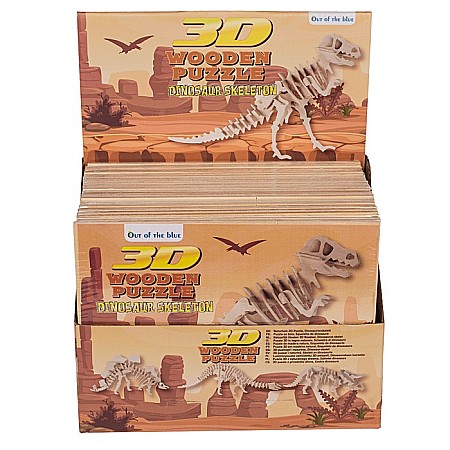 BLU PUZZLE LEMN 3D 12*30CM SCHELET DE DINOZAUR 76/6045 [1]