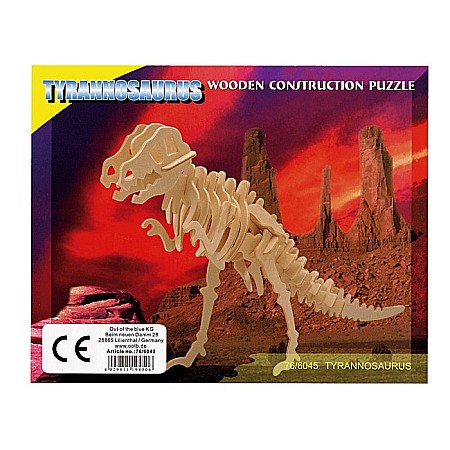 BLU PUZZLE LEMN 3D 12*30CM SCHELET DE DINOZAUR 76/6045 [9]