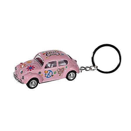 BLU BRELOC CHEI 6.5CM VW BEETLE 1967 - FLOWER POWER 56/0097 [1]