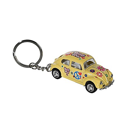BLU BRELOC CHEI 6.5CM VW BEETLE 1967 - FLOWER POWER 56/0097 [2]