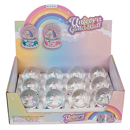 BLU GLOB DECORATIV GLITTER 6*4.5CM UNICORN 190361 [1]