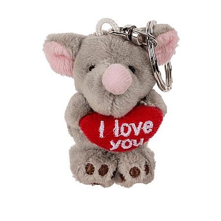 BLU BRELOC METALIC JUCARII PLUSH 6CM I LOVE YOU DIVERSE MODELE 63/0096 [2]