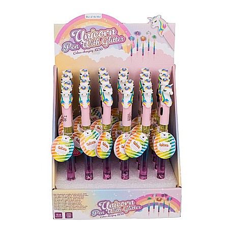 BLU PIX UNICORN CU SCLIPICI SI LED COLORAT 24 CM 29/2803 [1]