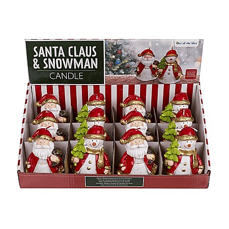 BLU LUMANARE 9*8CM MOS CRACIUN/OM DE ZAPADA 950113 [1]