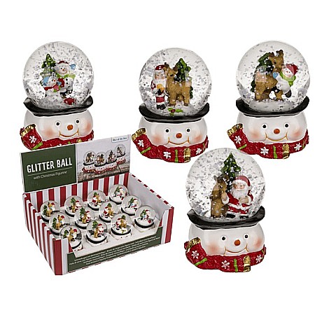 BLU GLOB DECORATIV DIN STICLA 5.2*6.5CM CRACIUN 950142 [0]