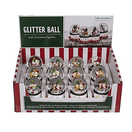 BLU GLOB DECORATIV DIN STICLA 5.2*6.5CM CRACIUN 950142 [1]