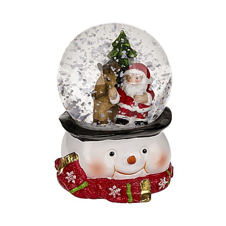 BLU GLOB DECORATIV DIN STICLA 5.2*6.5CM CRACIUN 950142 [3]