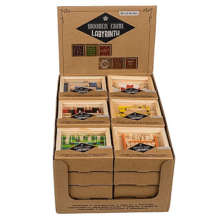BLU JOC DIN LEMN 9*9CM LABIRINT DIVERSE MODELE 76/6178 [1]