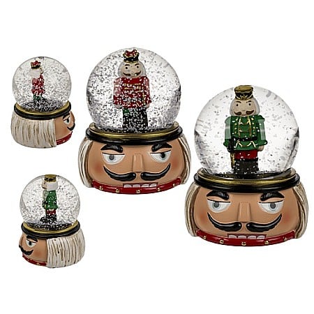 Decoratiuni Craciun - BLU GLOB DECORATIV DIN STICLA 7.7*9CM SPARGATOR DE NUCI 950146