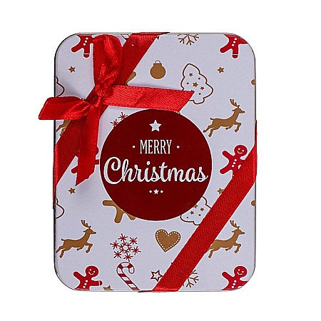 BLU CUTIUTA CADOU METAL 12*9CM MERRY CHRISTMAS 62/0847 [1]