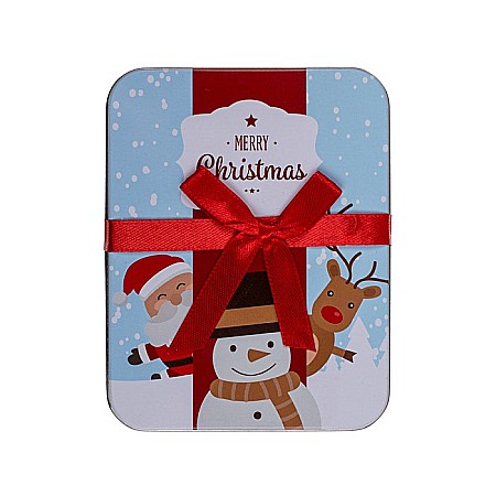 BLU CUTIUTA CADOU METAL 12*9CM MERRY CHRISTMAS 62/0847 [2]