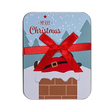 BLU CUTIUTA CADOU METAL 12*9CM MERRY CHRISTMAS 62/0847 [3]