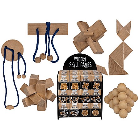 BLU PUZZLE DIN LEMN 4.5*4.5CM JOC DE INDEMANARE 76/6184 [0]