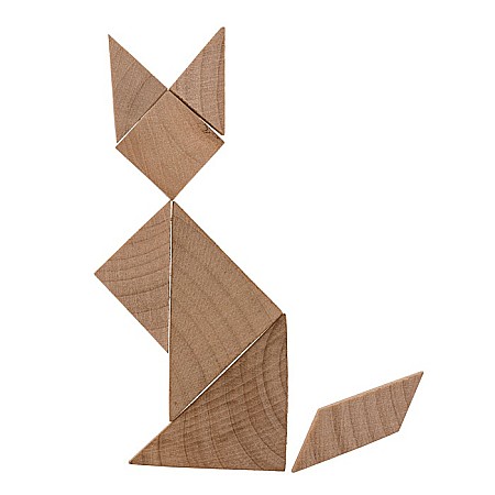 BLU PUZZLE DIN LEMN 4.5*4.5CM JOC DE INDEMANARE 76/6184 [1]