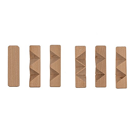 BLU PUZZLE DIN LEMN 4.5*4.5CM JOC DE INDEMANARE 76/6184 [10]