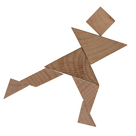 BLU PUZZLE DIN LEMN 4.5*4.5CM JOC DE INDEMANARE 76/6184 [3]