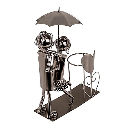 BLU SUPORT METALIC PENTRU STICLE 29*27CM LOVERS IV 71/3271 [2]