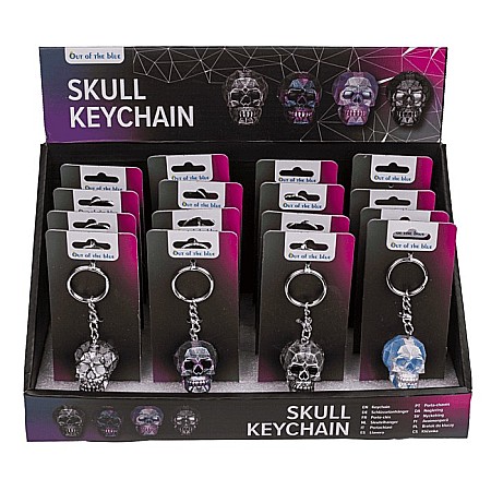 BLU BRELOC METALIC 4*4CM CRANIU 78/5777 [1]