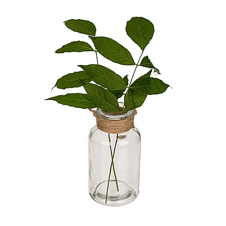 BLU VAZA DE STICLA CU MANER IUTA 5.5*10.5 CM 144358 [2]