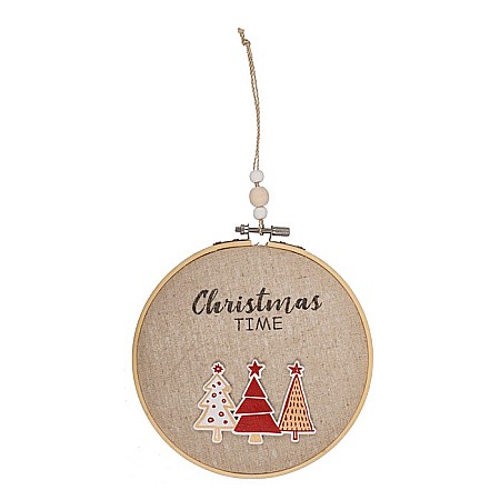 BLU DECORATIUNE SUSPENDATA DIN LEMN 2*21*2CM CHRISTMAS TIME 960434 [3]