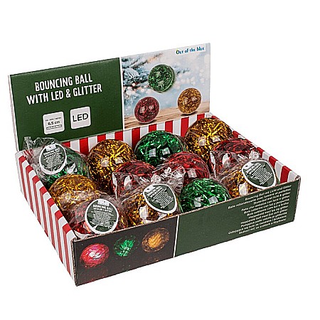 BLU MINGIUTA SARITOARE 6.5CM GLITTER, CU LED DIVERSE CULORI 99/2022 [1]