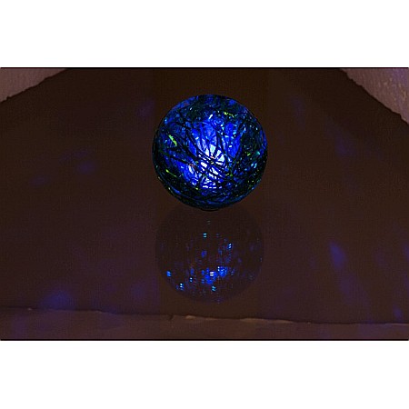 BLU MINGIUTA SARITOARE 6.5CM GLITTER, CU LED DIVERSE CULORI 99/2022 [5]