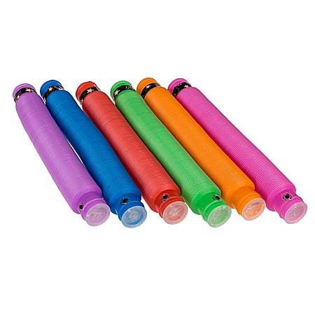 Articole Funny - BLU JUCARIE ANTISTRES 20CM FORMA DE TUB CU LED CULORI ASORTATE 61/6671