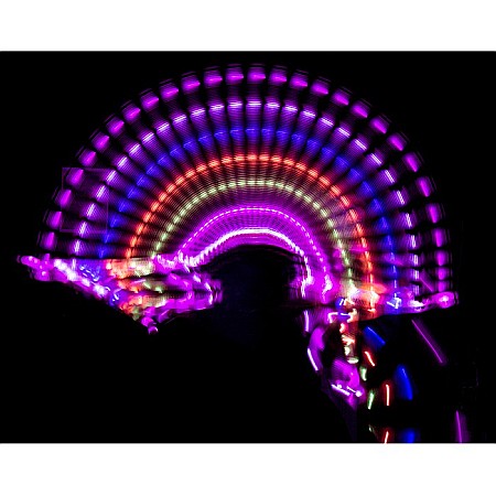 BLU JUCARIE ANTISTRES 20CM FORMA DE TUB CU LED CULORI ASORTATE 61/6671 [6]