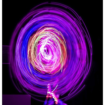 BLU JUCARIE ANTISTRES 20CM FORMA DE TUB CU LED CULORI ASORTATE 61/6671 [7]