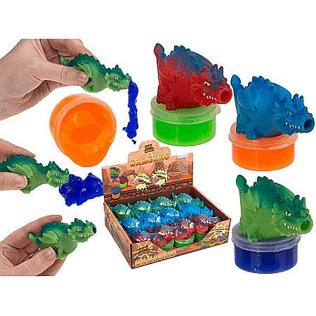 BLU SLIME SUCKER DINOZAUR 8.5*6CM 12/3028 [8]