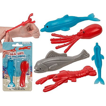 ARTICOLE COPII - BLU PRASTIE 8.5*3.5CM ANIMALE MARINE 2/SET 59/2186