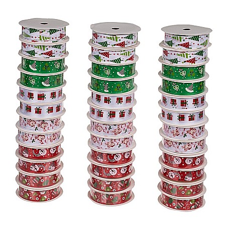 BLU BANDA DECORATIVA POLIESTER 2CM*2M MOTIVE CRACIUN 160091 [3]