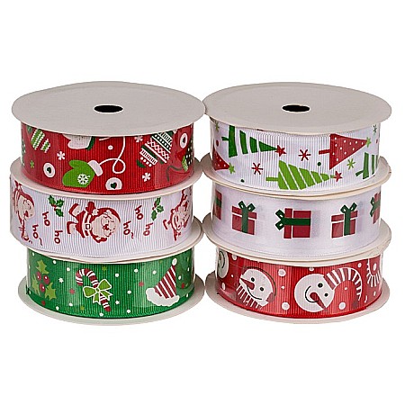 BLU BANDA DECORATIVA POLIESTER 2CM*2M MOTIVE CRACIUN 160091 [5]