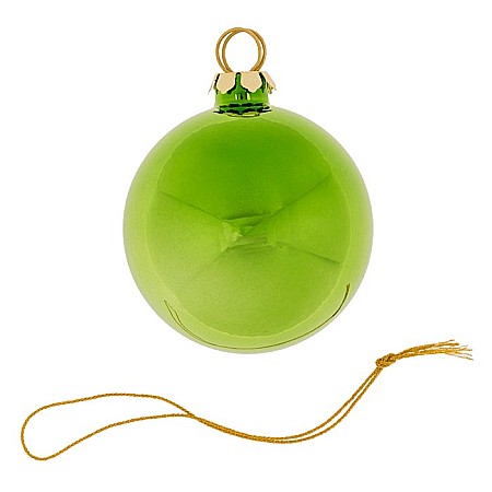 BLU GLOB FOTO ROTUND 6CM PENTRU POM DE CRACIUN 160094 [3]