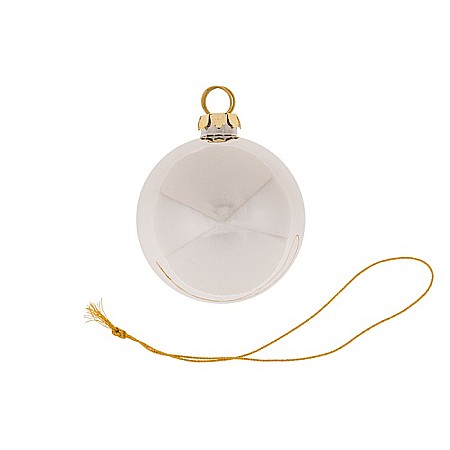 BLU GLOB FOTO ROTUND 6CM PENTRU POM DE CRACIUN 160094 [4]