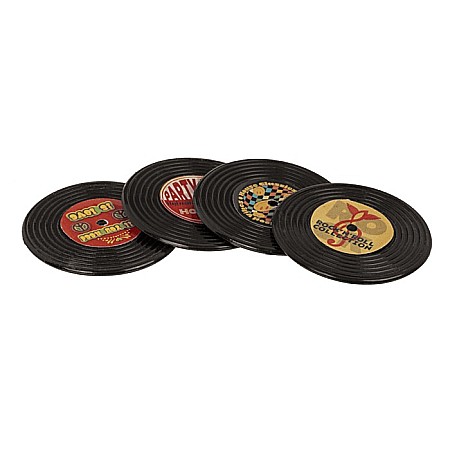 BLU MAGNET FRIGIDER VINIL RETRO 4.2*4.2CM 4/SET 33/5973 [2]