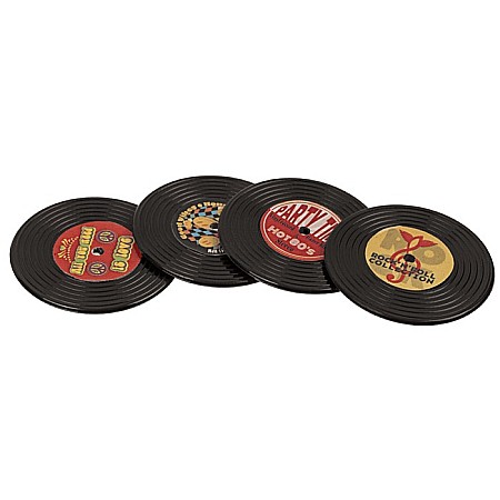 BLU MAGNET FRIGIDER VINIL RETRO 4.2*4.2CM 4/SET 33/5973 [3]