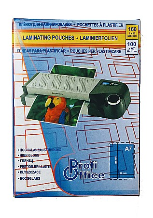 APARATURA PENTRU BIROU - LEG FOLIE LAMINAT A7 80 MICRONI F39 111*80MM 100/SET