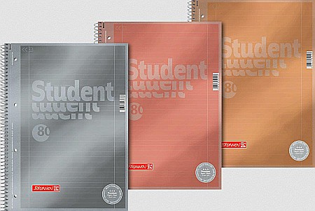 Caiete scolare - BR CAIET A4 80F SPIRA SI PERFORATII METALIC LINII 6732795