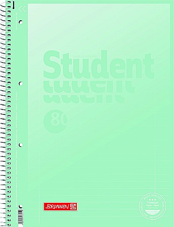 BR CAIET A4 80F SPIRA SI PERFORATII PASTEL LINII 6732796 [2]