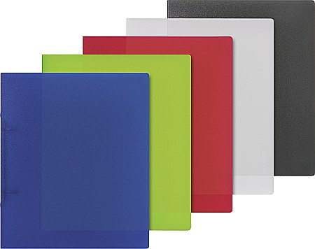 ORGANIZARE SI ARHIVARE - BR CAIET MECANIC A5, 2 INELE, 16MM, COPERTA PLASTIC, CULORI ASORTATE 6541695