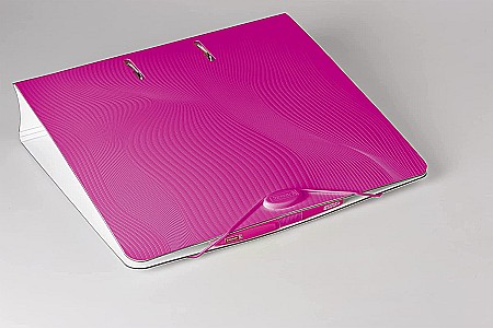 BR BIBLIORAFT A4 7CM PP WAVE COLOR CODE ROZ 2043726 [2]