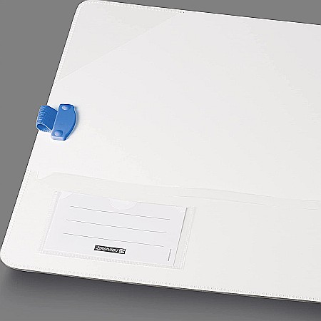 BR BIBLIORAFT A4 7CM PP WAVE COLOR CODE ALBASTRU AZUR 2043733 [3]