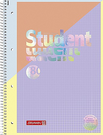 Caiete scolare - BR CAIET A4 80F SPIRA SI PERFORATII INTOXICATE PATRATELE 6792869