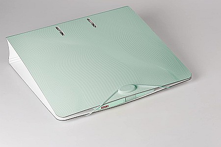 BR BIBLIORAFT A4 7CM PP WAVE VERDE MENTA 2043754 [1]