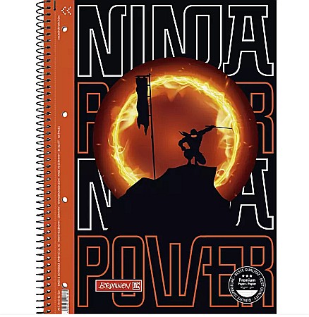 BR CAIET A4 80F SPIRA SI PERFORATII NINJA POWER LINII 67927321 [0]