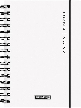 BR AGENDA SCOLARA SPIRA A5 PP DATATA ZILNIC 2024-2025 CU ELASTIC PLAIN WHITE 72055115 [0]