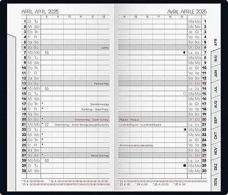 BR AGENDA DATATA LUNAR ARTISTICO 9*15CM 2025 ARGINTIU 75128925 [1]